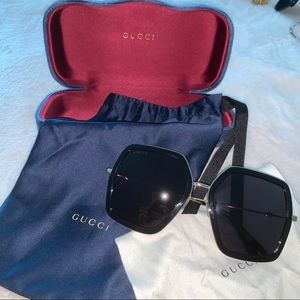 Gucci Oversized Square Sunglasses